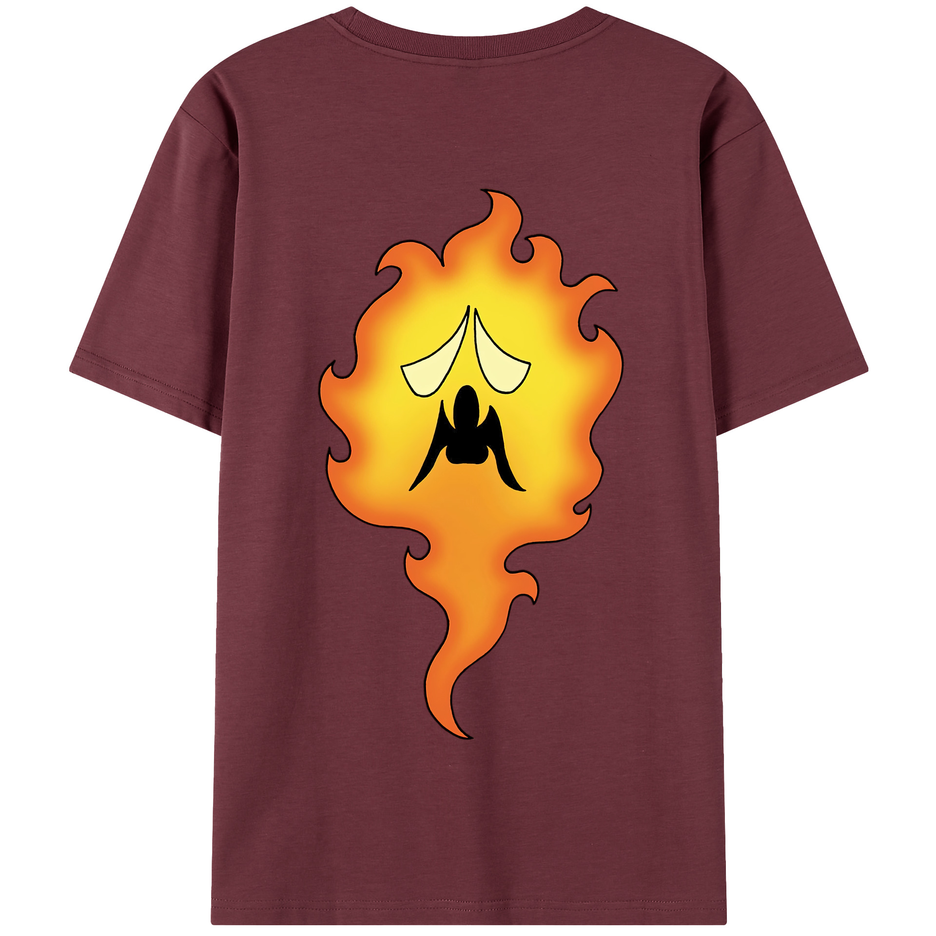 （画像用） ドラゴンクエスト Doragon Kuesuto Dragon Quest 綿100％半袖Tシャツ（背面プリント）